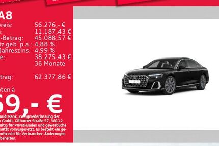 Audi A8 44.717 km 56.276 &euro; München 81825