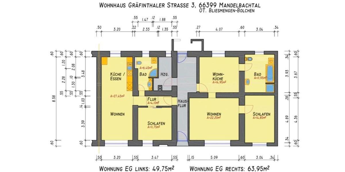 Mehrfamilienhaus, Wohnhaus Kleinblittersdorf - 330.000&euro; | Angebot:26305645