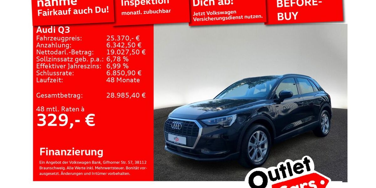 Audi Q3 53.222 km 25.370 &euro; Senden 89250