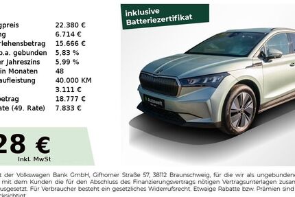 Skoda Enyaq 46.050 km 21.680 &euro; Nürnberg 90431