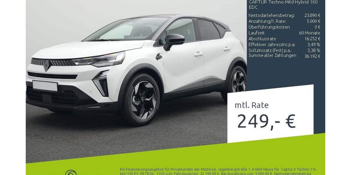 Renault Captur 1.500 km 28.890 &euro; Borken 46325