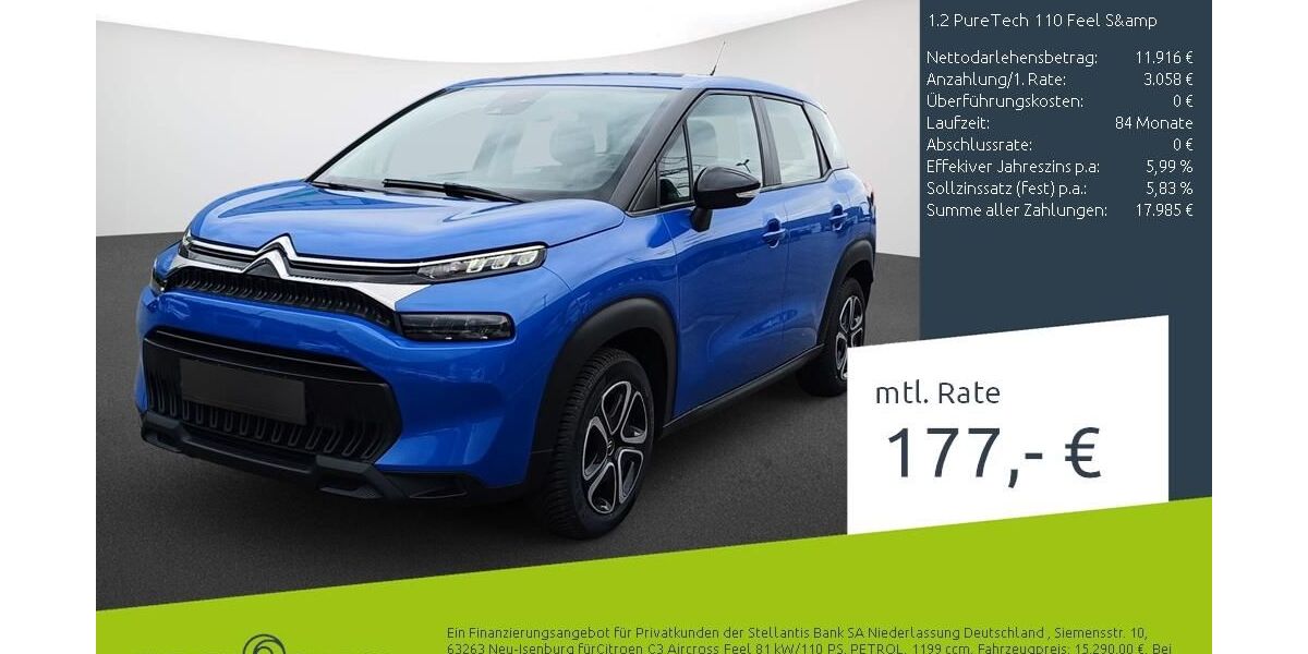 Citroen C3 Aircross 30.578 km 14.470 &euro; Dülmen 48249