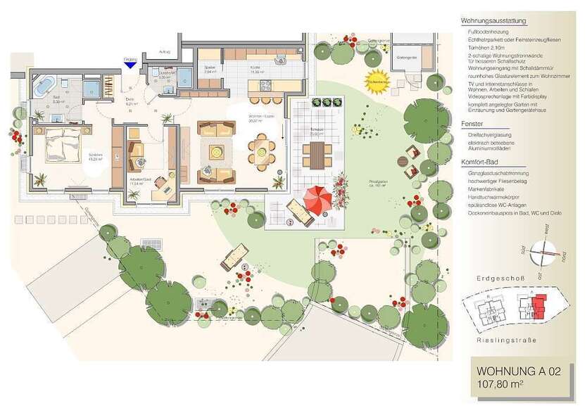 Wohnung zum Kaufen in Hassloch 548.000 € 108 m²