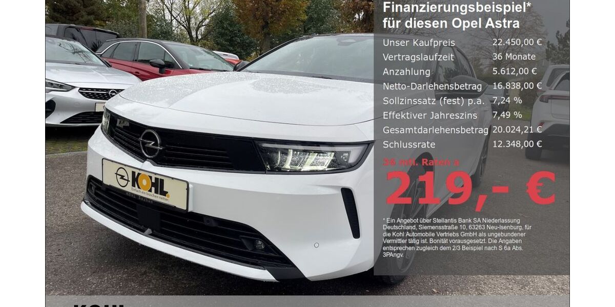 Opel Astra 16.300 km 22.450 &euro; Aachen 52078