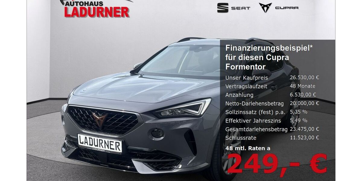 Cupra Formentor 16.050 km 26.530 &euro; Tuttlingen 78532