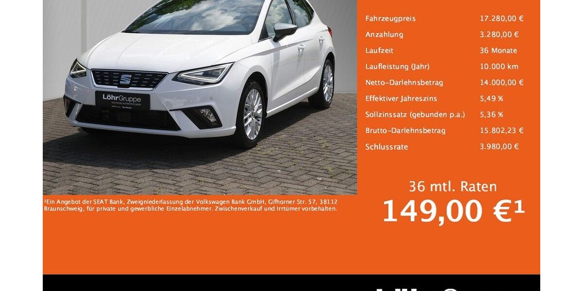 Seat Ibiza 14.999 km 17.280 &euro; Koblenz 56076