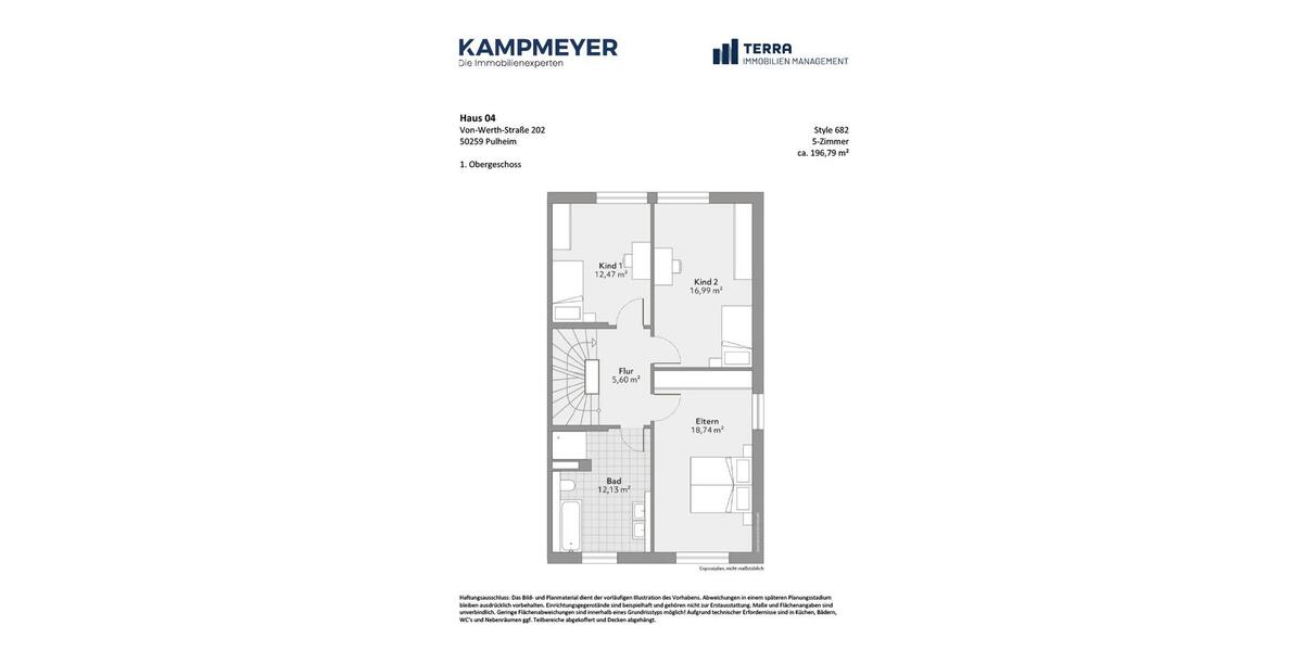Doppelhaushälfte Pulheim - 5 Zimmer, 197 m&sup2;, 2.620&euro; | Angebot:25546569