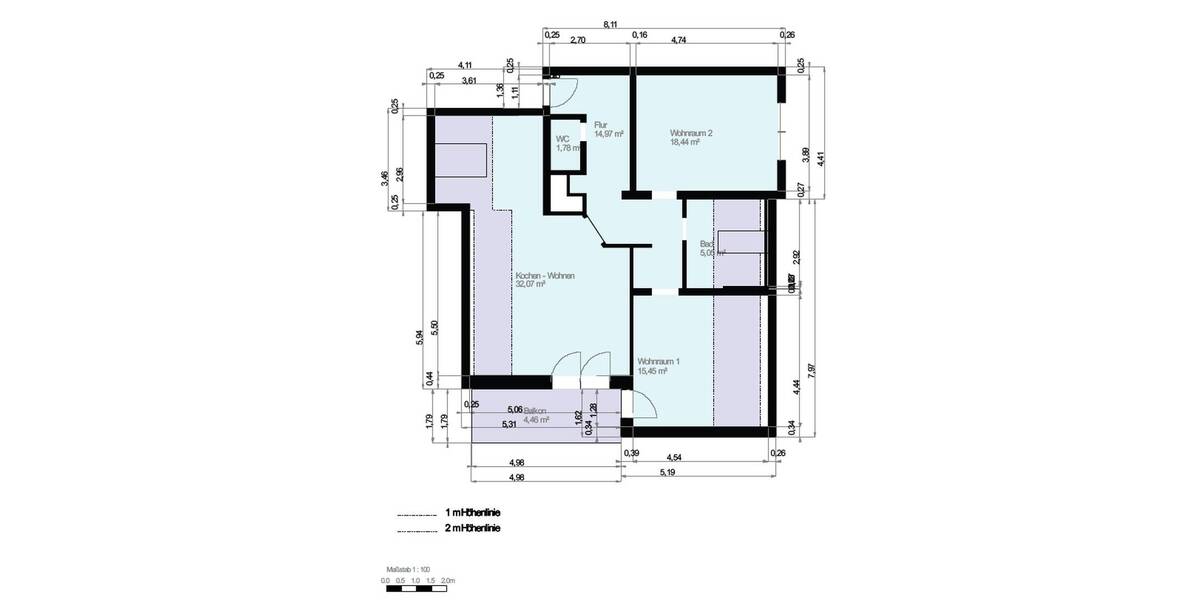 Etagenwohnung Lohmar - 3 Zimmer, 92 m&sup2;, 345.000&euro; | Angebot:26330512