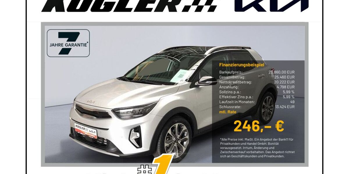 Kia Stonic 10.220 km 23.860 € Rosbach | Frankfurt Nord 61191