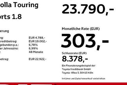 Toyota Corolla 38.452 km 23.790 &euro; Halle 06130