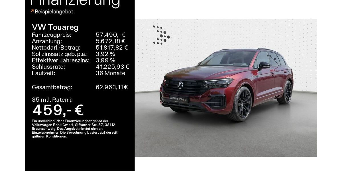 VW Touareg 56.600 km 57.490 &euro; Sand am Main 97522
