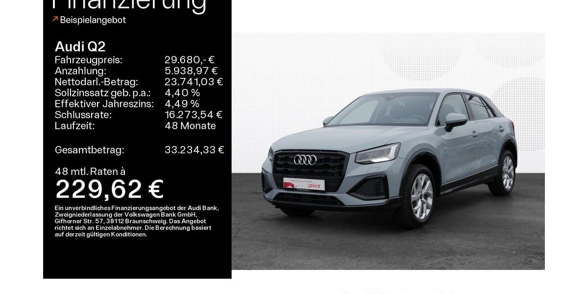Audi Q2 44.000 km 29.680 &euro; Haßfurt 97437