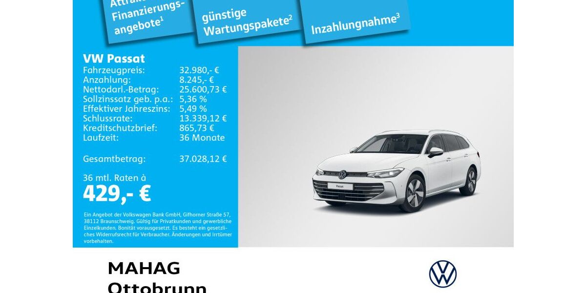 VW Passat 32.561 km 32.980 &euro; Ottobrunn 85521