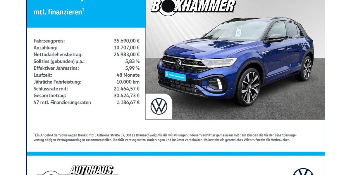 VW T-Roc 24.592 km 35.690 &euro; Bad Aibling 83043