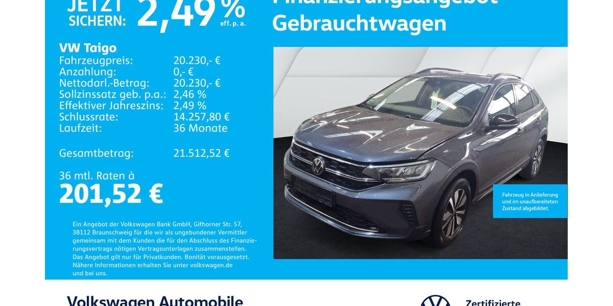 VW Taigo 24.660 km 20.230 &euro; Stuttgart-Wangen 70188
