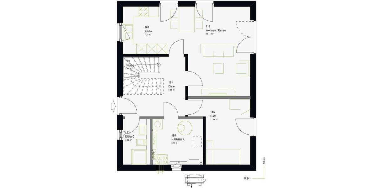 Einfamilienhaus Straßburg Strasburg - 5 Zimmer, 134 m&sup2;, 400.000&euro; | Angebot:26851700