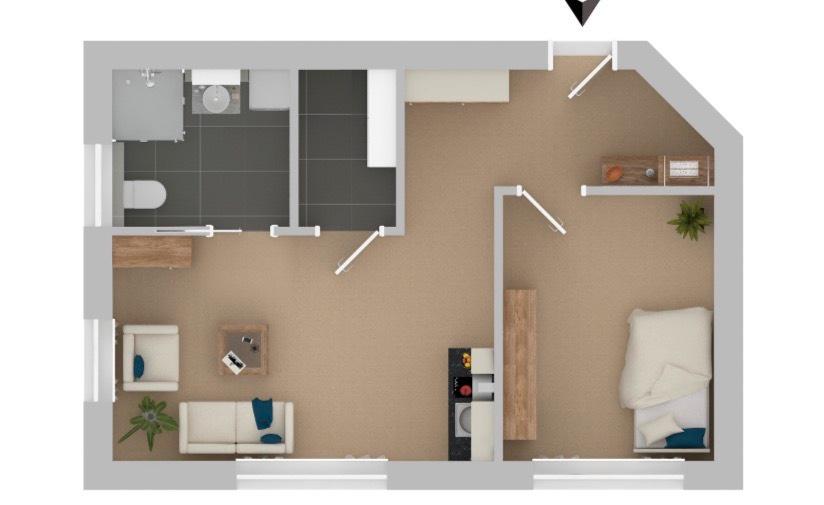 Etagenwohnung Sundhagen - 2 Zimmer, 40 m&sup2;, 520&euro; | Angebot:23631622