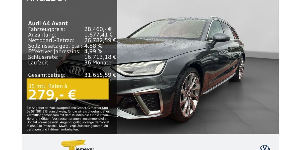 Audi A4 65.535 km 28.460 &euro; Recklinghausen 45663