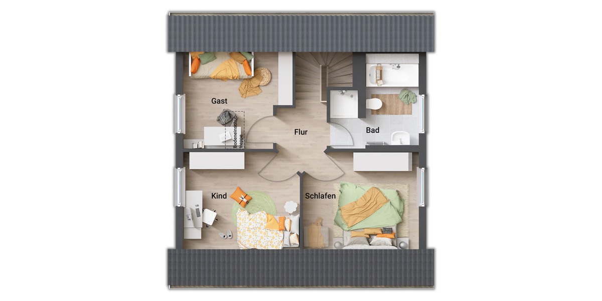 Einfamilienhaus Nessetal-Hochheim Hochheim - 4 Zimmer, 98 m&sup2;, 270.770&euro; | Angebot:25866284