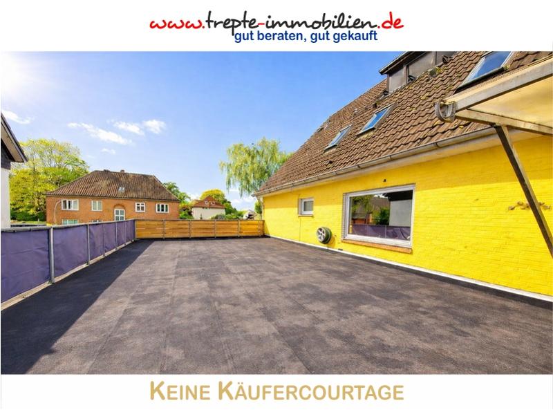 * Größer als so manches EFH * 153m² ETW mit XXL-Terrasse! - Etagenwohnung Hohenlockstedt | Angebot:25305213