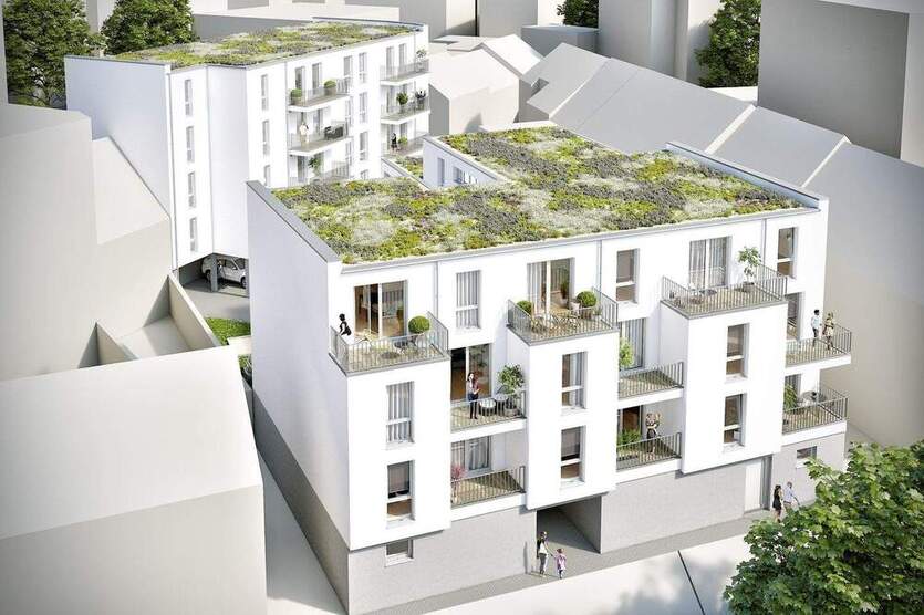 KL-City - NeubauErstbezug: 2-Zimmerwohnung in zentraler Lage mit Carport 2 zimmer