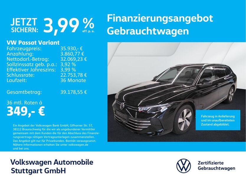 VW Passat Variant 26.240 km 35.430 € Stuttgart-Feuerbach 70469