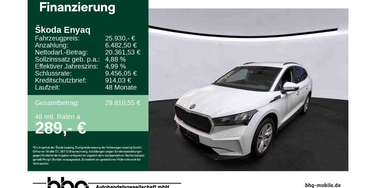 Skoda Enyaq 20.240 km 25.930 &euro; Lörrach 79540