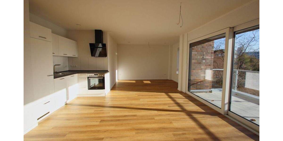 Exklusive 3-Zimmer-Obergeschosswohnung zentral in Nordhorn - Neubau, KfW40plus, Loggia & Aufzug 3 zimmer