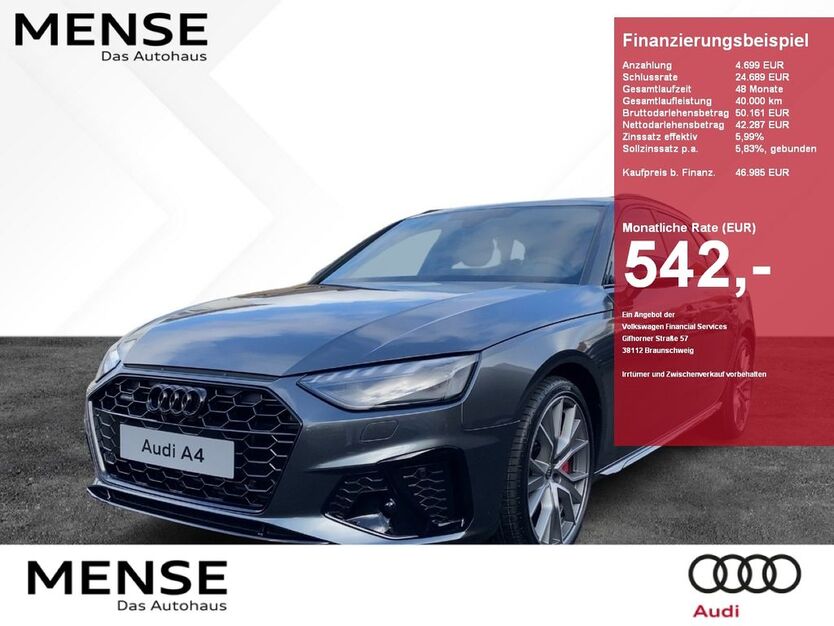 Audi A4 36.000 km 46.485 € Gütersloh 33330
