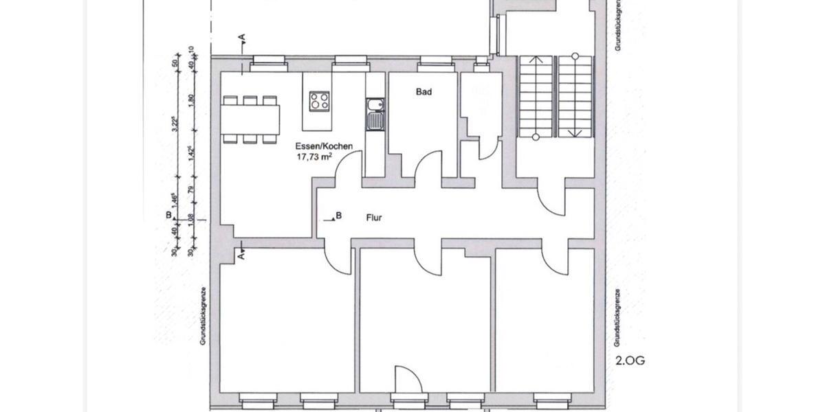 4 Zimmer Eigentumswohnung Balkon Sauna Denkmal Paulusviertel 4 zimmer