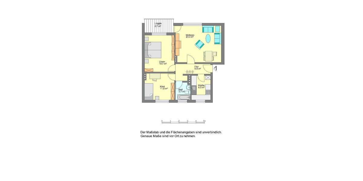 Etagenwohnung Detmold Jerxen - 4 Zimmer, 77 m&sup2;, 539&euro; | Angebot:27339480