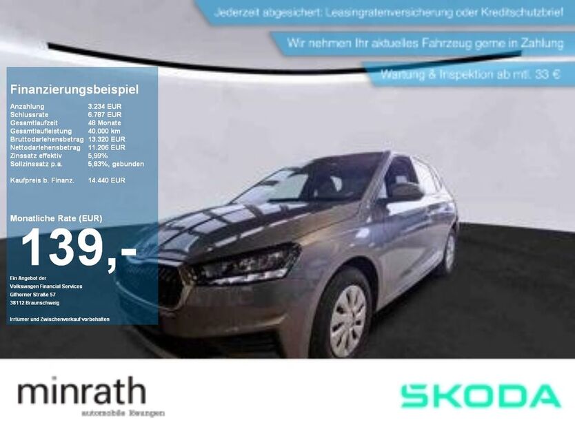 Skoda Fabia 29.755 km 14.440 € Duisburg-Rheinhausen 47226