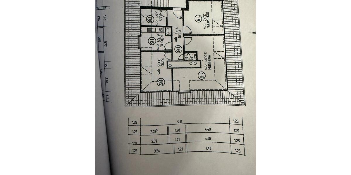 Dachgeschoßwohnung Augsburg Innenstadt - 3 Zimmer, 63 m&sup2;, 1.500&euro; | Angebot:26656337