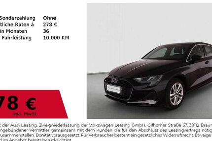 Audi A3 20.246 km 32.140 € Erlangen 91058