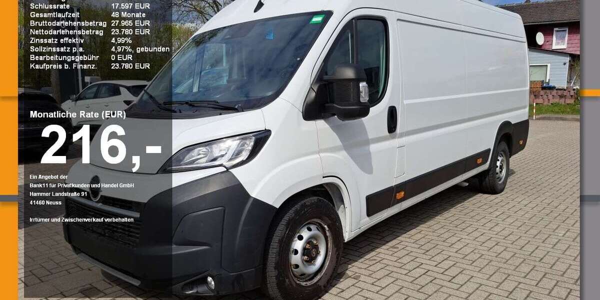 Opel Movano 27.325 km 20.980 &euro; Sonneberg 96515