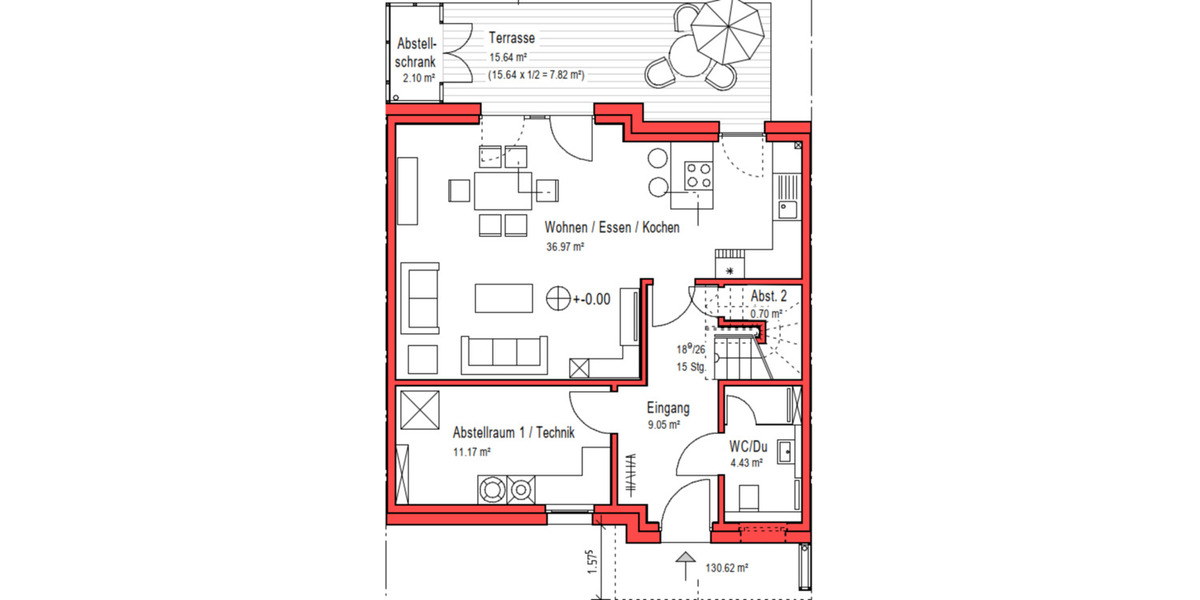 4-Zimmer Reihenhaus in ruhigem Neubaugebiet in Haste 4 zimmer