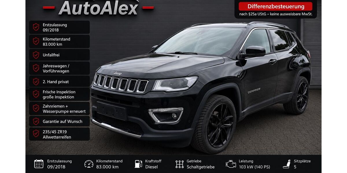 Jeep Compass 83.000 km 14.990 &euro; Wandlitz 16348