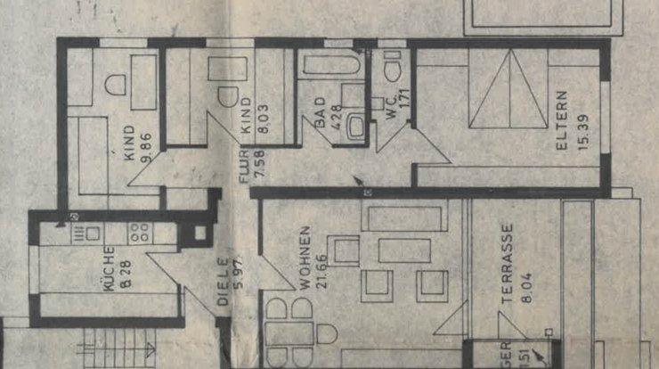 Terrassenwohnung Laatzen - 4 Zimmer, 91 m&sup2;, 229.000&euro; | Angebot:27049149