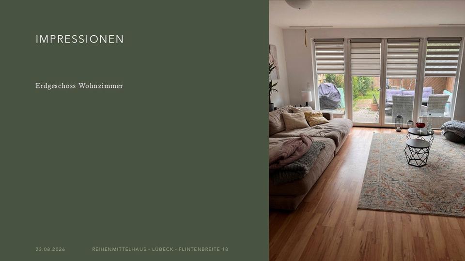 Reihenhaus Lübeck Sankt Lorenz Nord - 7.5 Zimmer, 130 m&sup2;, 548.000&euro; | Angebot:27290333