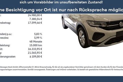 VW T-Cross 8.355 km 24.980 &euro; Rietberg 33397