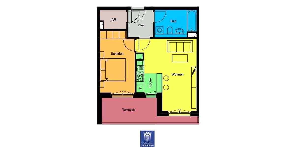Etagenwohnung Dresden Südvorstadt-West - 2 Zimmer, 60 m&sup2;, 895&euro; | Angebot:26779536