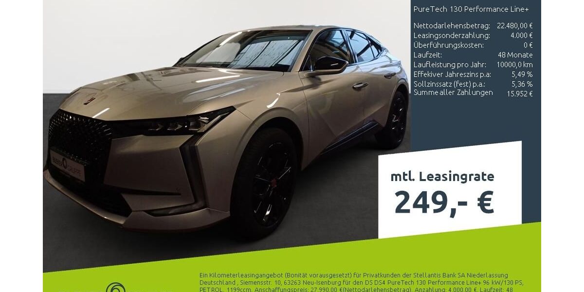 Citroen DS4 18.649 km 19.270 &euro; Dülmen 48249