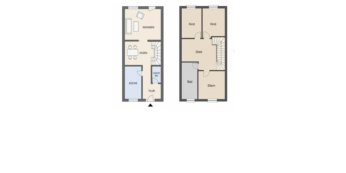 Reihenhaus Flensburg Falkenberg - 6 Zimmer, 124 m&sup2;, 415.000&euro; | Angebot:27290336