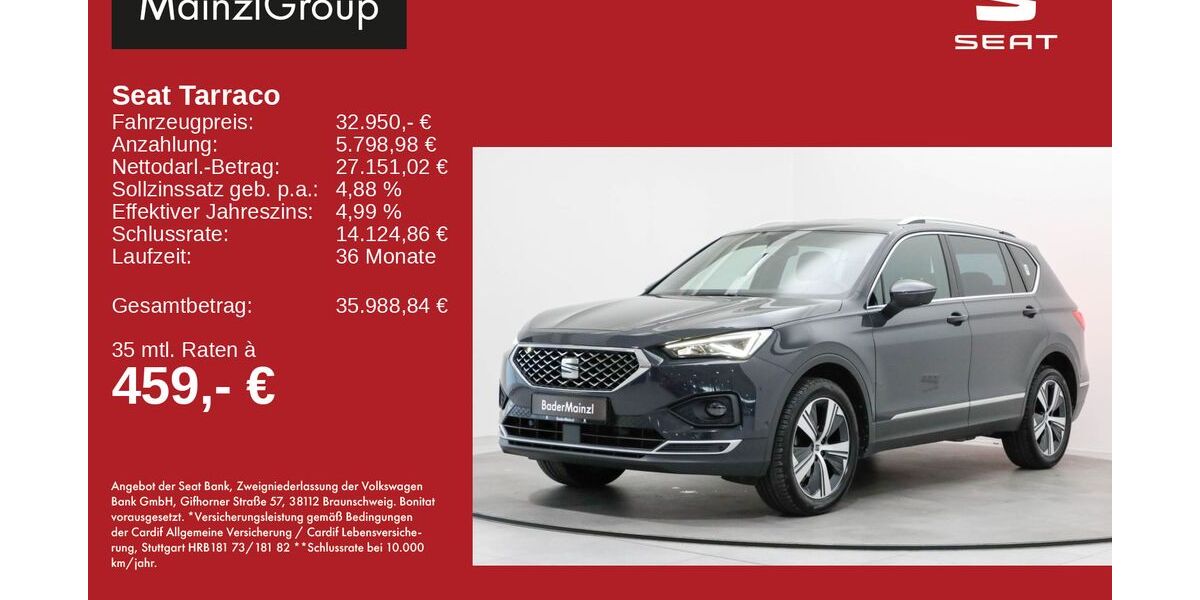 Seat Tarraco 50.600 km 32.850 &euro; Feldkirchen/Westerham 83620
