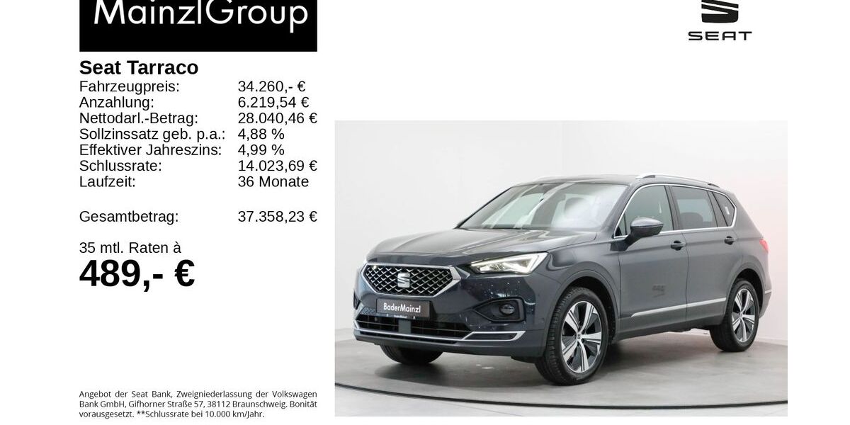 Seat Tarraco 50.600 km 33.990 &euro; Feldkirchen/Westerham 83620