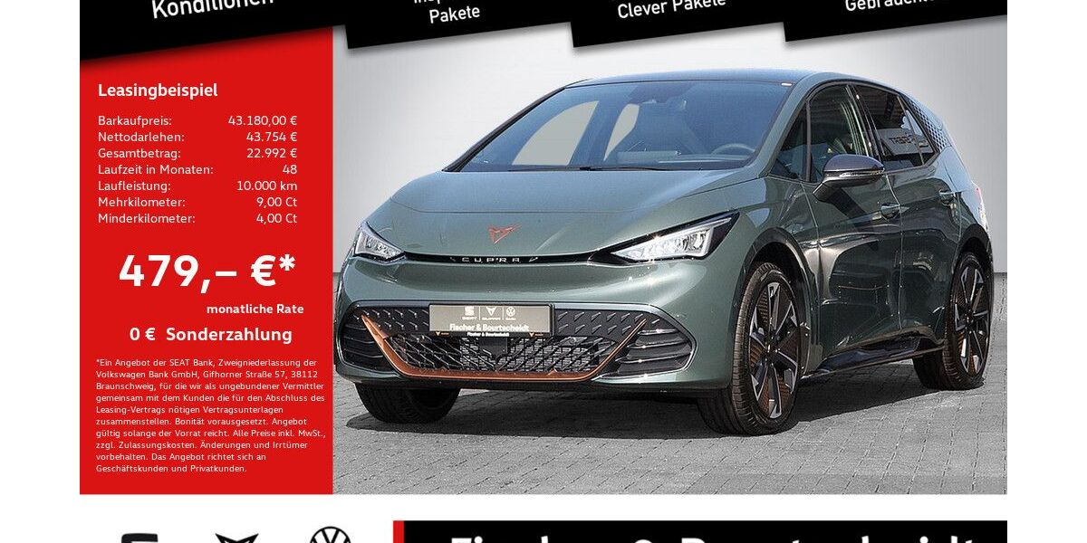 Cupra Born 10.873 km 42.980 &euro; Lohmar 53797