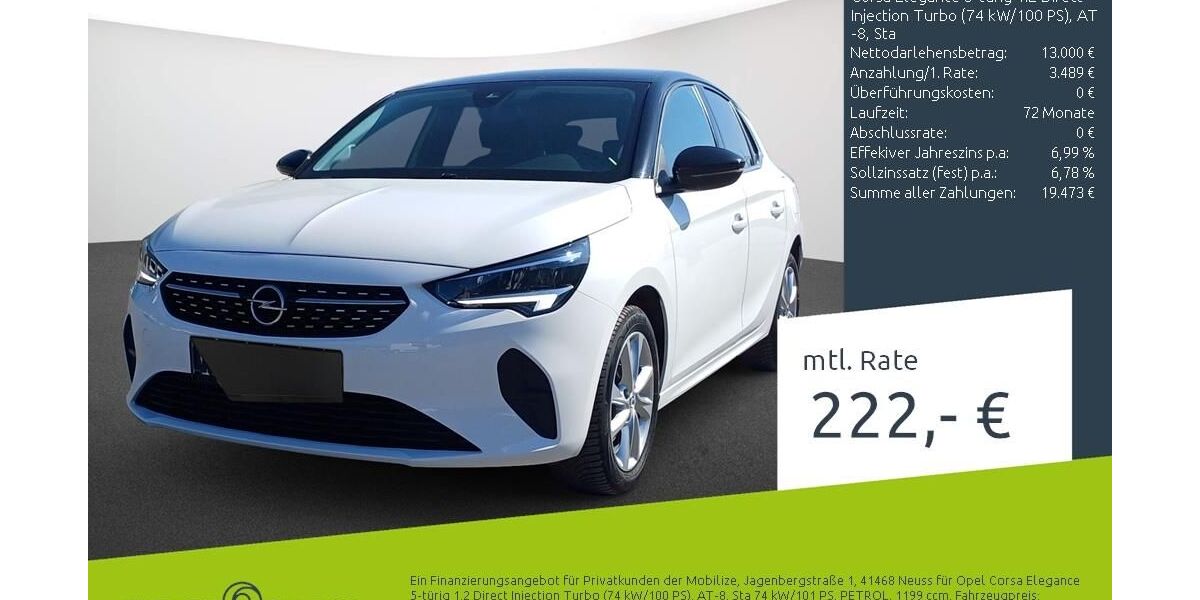 Opel Corsa 26.120 km 16.489 &euro; Stuhr 28816
