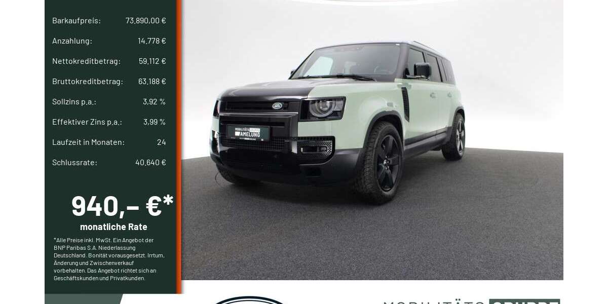 Land Rover Defender 48.560 km 73.890 &euro; Engelskirchen 51766