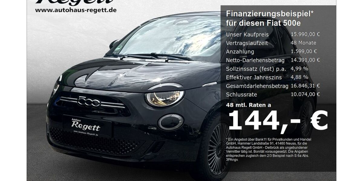 Fiat 500e 67.407 km 15.990 &euro; Delbrück-Westenholz 33129