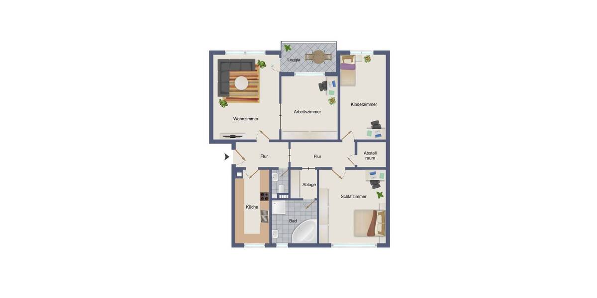 Etagenwohnung Lüchow (Wendland) Lüchow - 4 Zimmer, 104 m&sup2;, 930&euro; | Angebot:26246579
